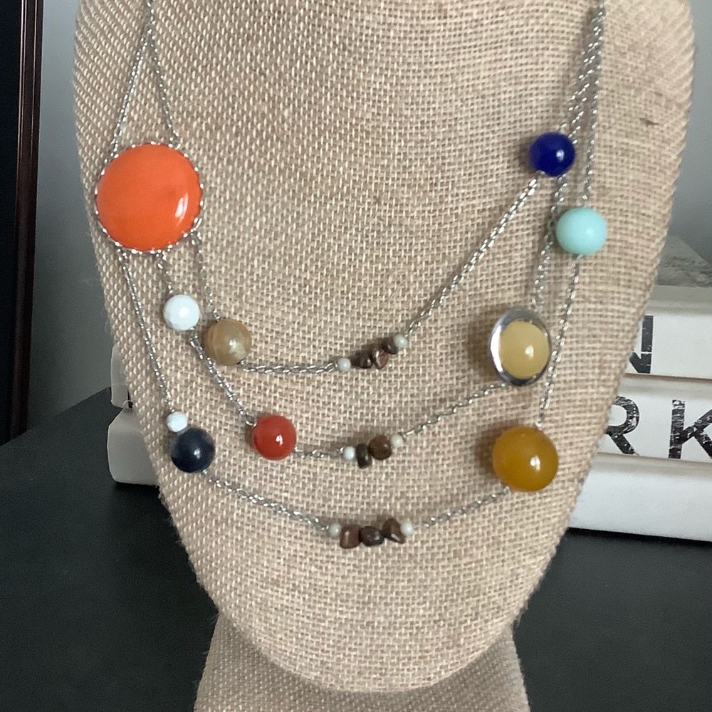 Solar system necklace